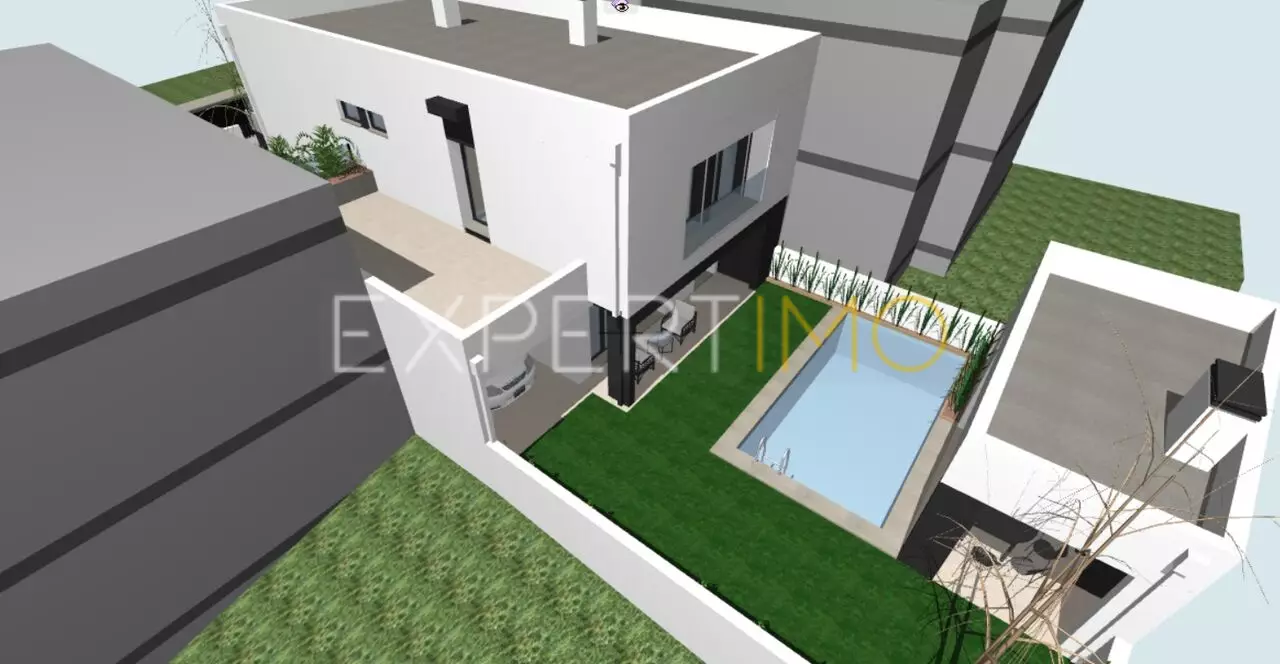(13)Moradia com 4 quartos e piscina, arquitectura com modernas a 5 minutos do centro da cidade de Pombal