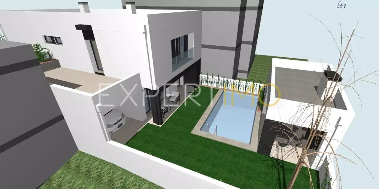 (9)Moradia com 4 quartos e piscina, arquitectura com modernas a 5 minutos do centro da cidade de Pombal